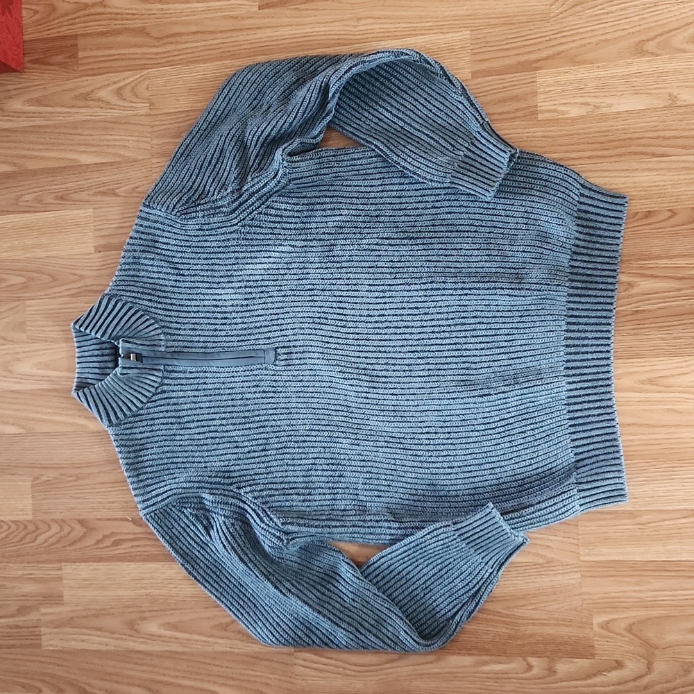 G.H Bass & Co Heavyweight Pullover Sweater Mens XL Blue